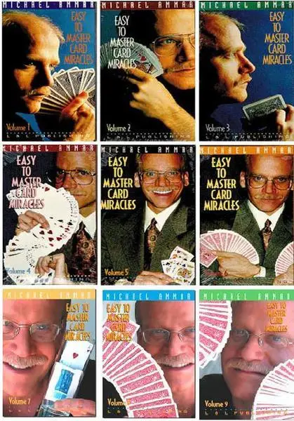 

Michael Ammar Easy To Master Card Miracles DVD 1-9 (9 set)