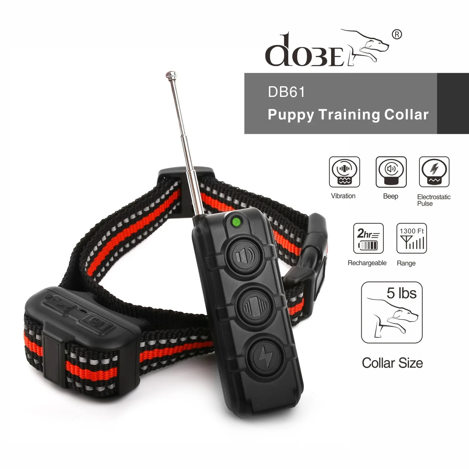 

One-to-one dog trainer, remote control bark stopper, pet smart electronic collar, pet training supplies in stock