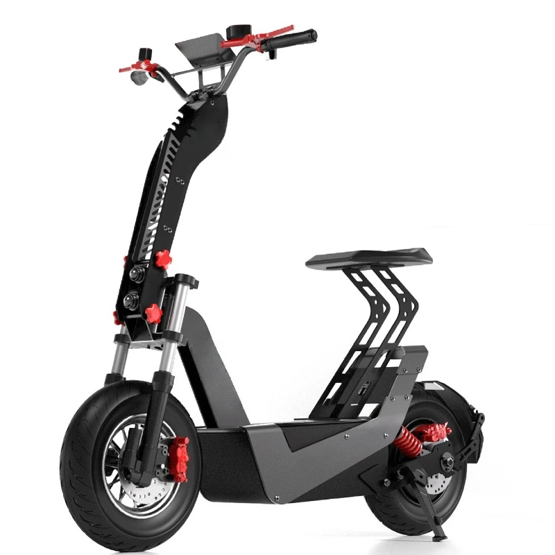 

High-power scooter, long-range electric vehicle