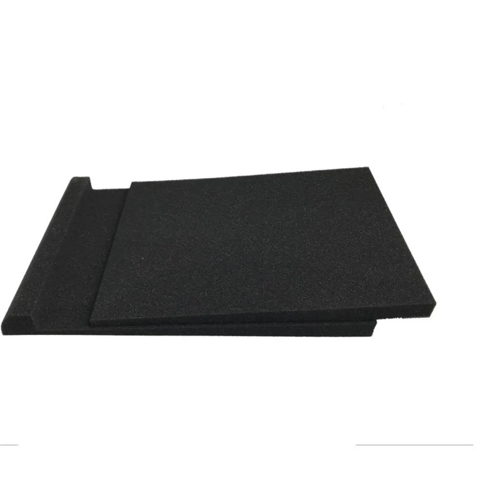 Premium Anti-Shock Acoustic Foam Mats Audiophile-Grade Monitor Isolation Foam Black High-Density Sponge Pads Foam Pads