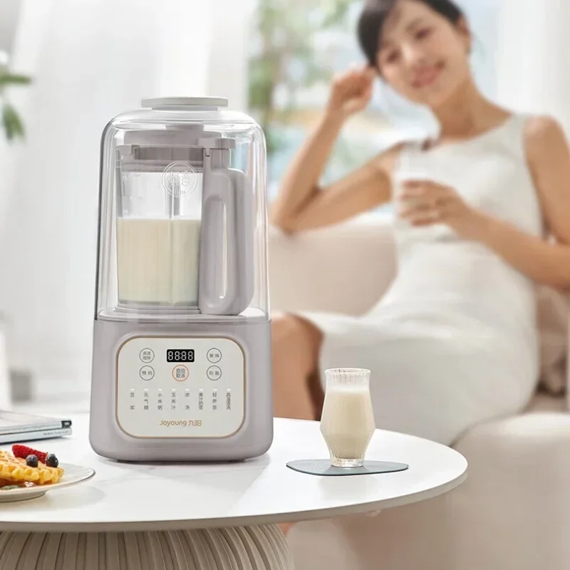 

L For Joyoung Soy Milk Maker With Sound Insulating Hood 220V 1.5L Unfiltered Light Tone High Speed Blender Automatic Soybean Mi