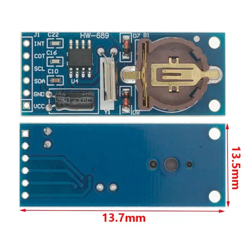 IIC Real Time Clock RTC Module Board PCF8563 PCF8563T 8563 Good than DS3231 AT24C32 (without battery) I2C Interface 3.3V