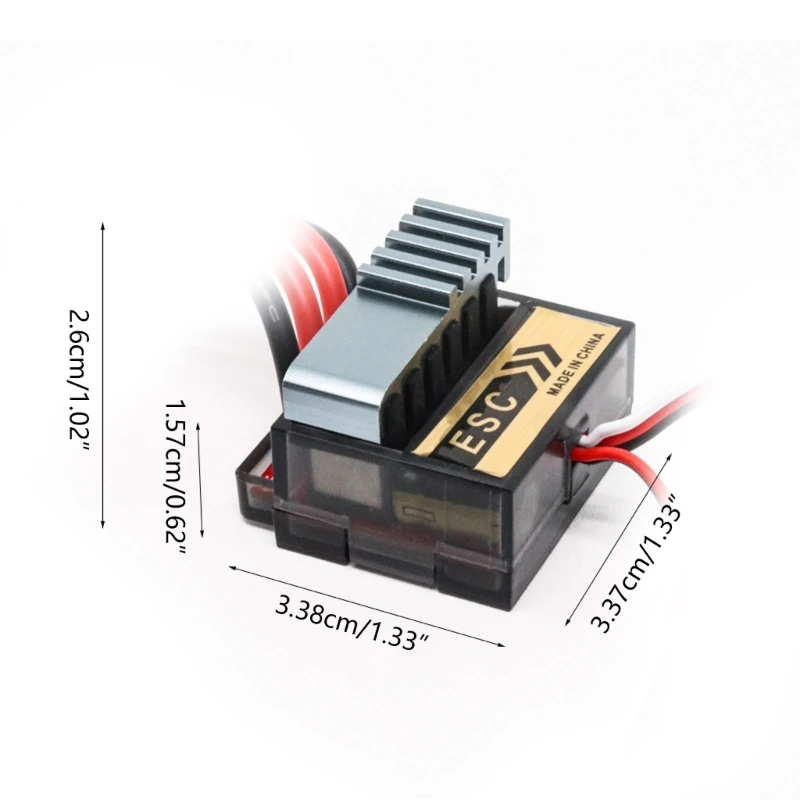 4,8-7,4 Treiberfrequenz 320 A Bürstenmotor Elektronischer Geschwindigkeitsregler Bremse für modifizierte RC-Autoboote