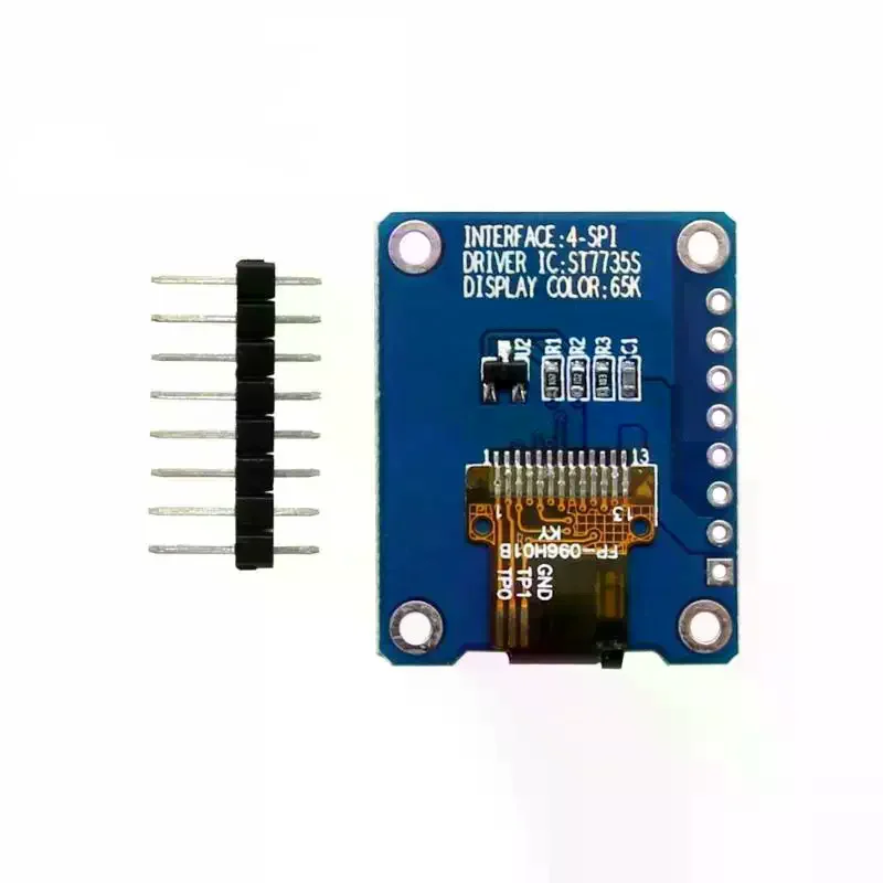 0.96 Inch IPS LCD TFT Display Module 160x80 HD 65K SPI Interface ST7735S 3.3V For Raspberry Pi DIY Project