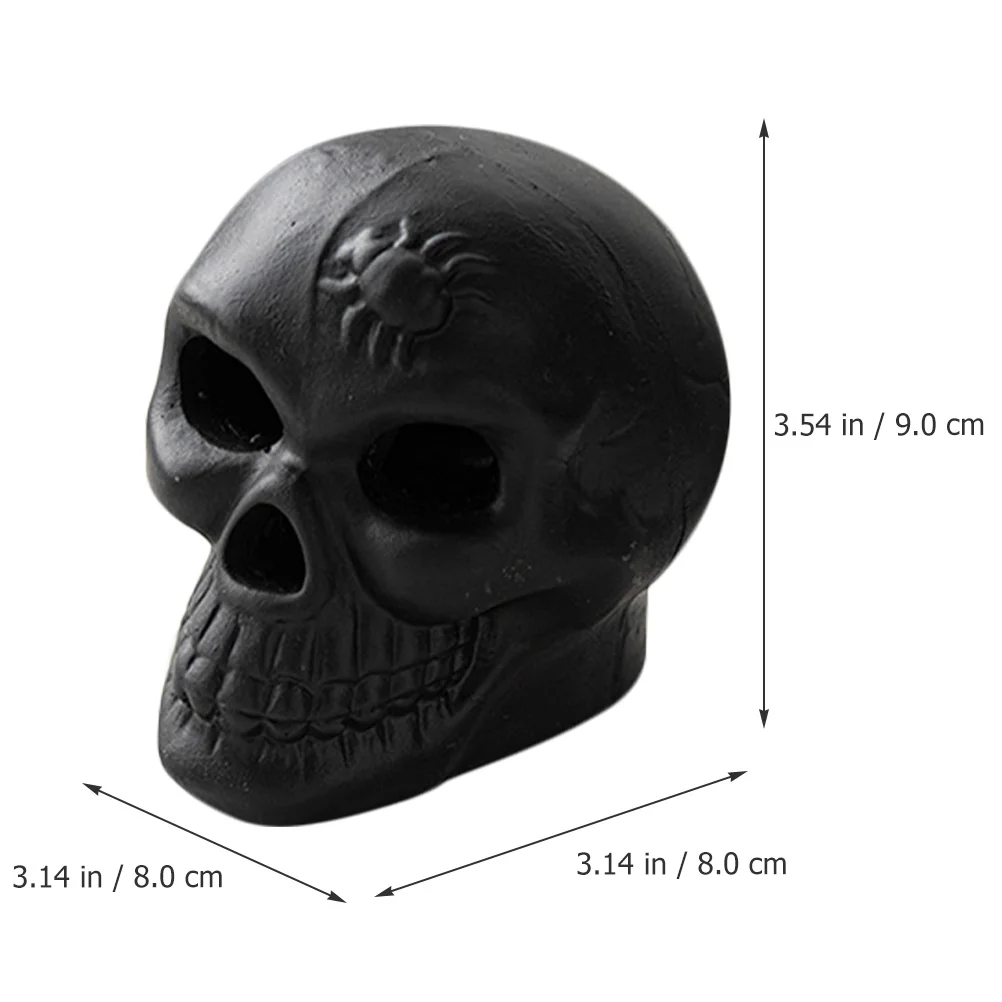 

3 Pcs Halloween Party Layout Decor Miniature Skulls Scene Decoration Small Figure Display Handcraft for Props