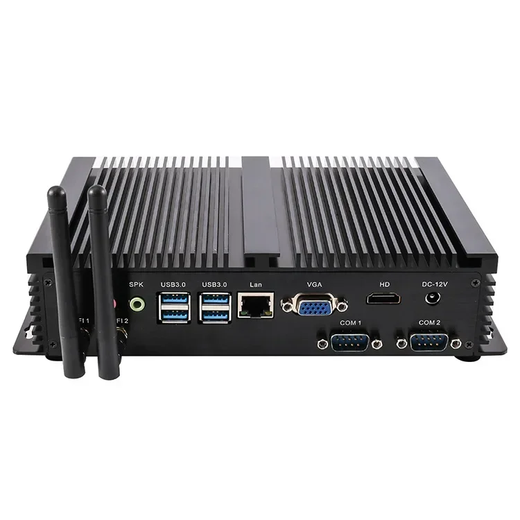 Fanless 10th generation I7-10510U industrial control host i3i5 embedded dual network multi-serial port mini industrial computer