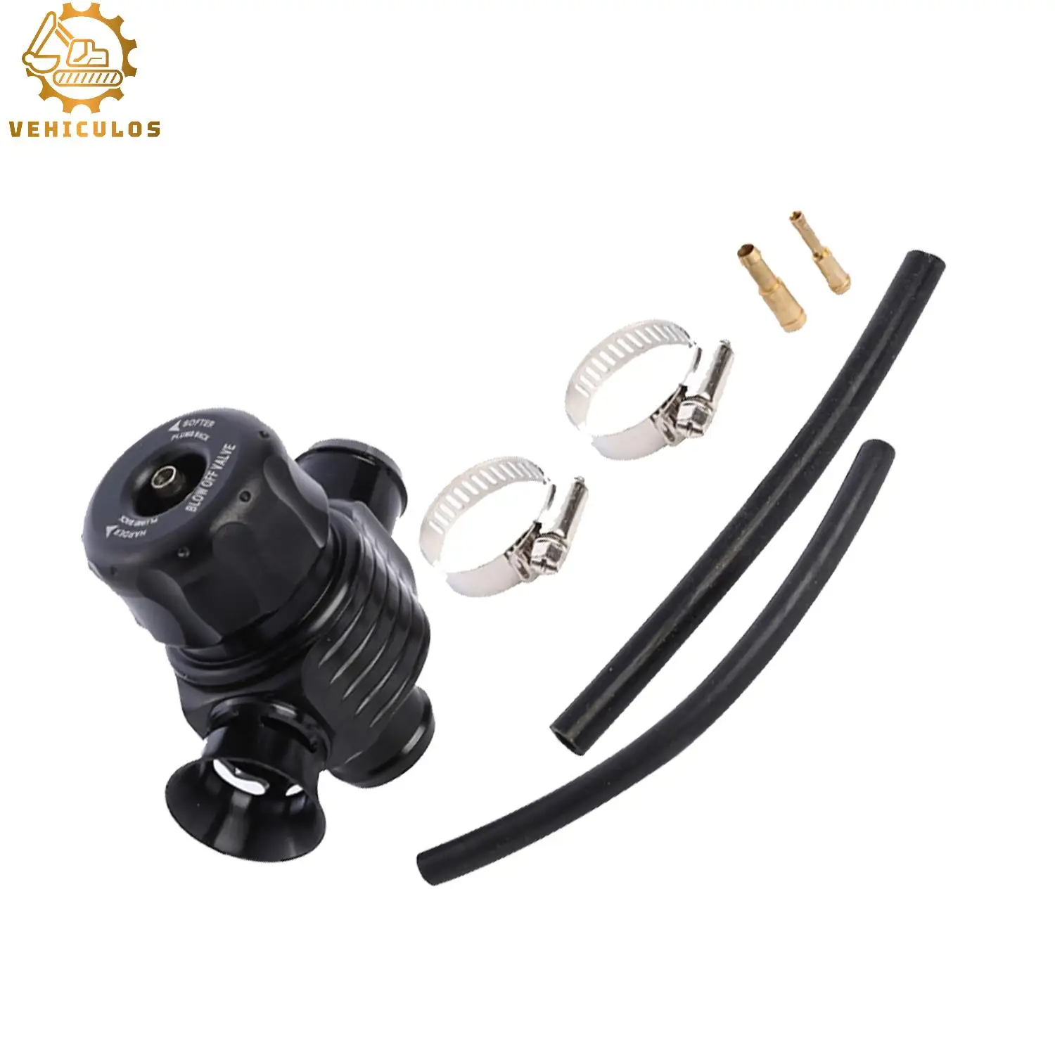 

1Set 25mm Dual Port Blow Off Valve Bov Dump Valve Black Aluminum For SUV Cars Turbo Car Accessories