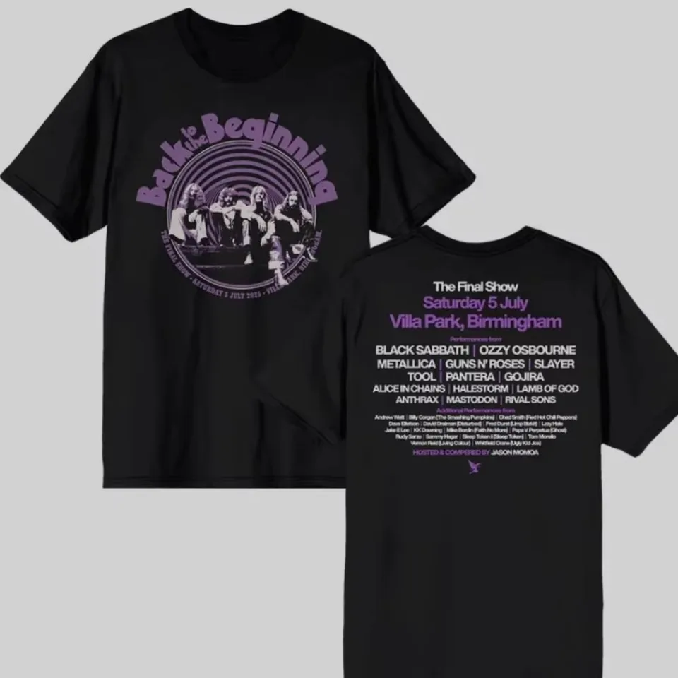 Black Sabbath and Ozzy Osbourne Back To The Beginning Merch Event