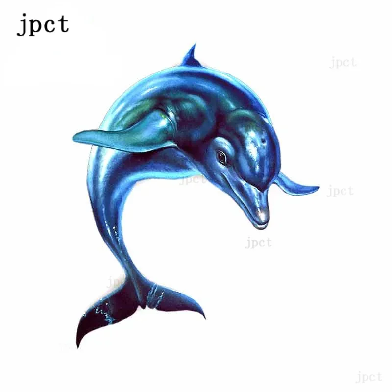 

CTCM CMCT ранняя Серия 13 см Дельфин мотоцикл Сделай Сам анимационный Корпус 3D Водонепроницаемая Автомобильная упаковка декоративная наклейка на окно