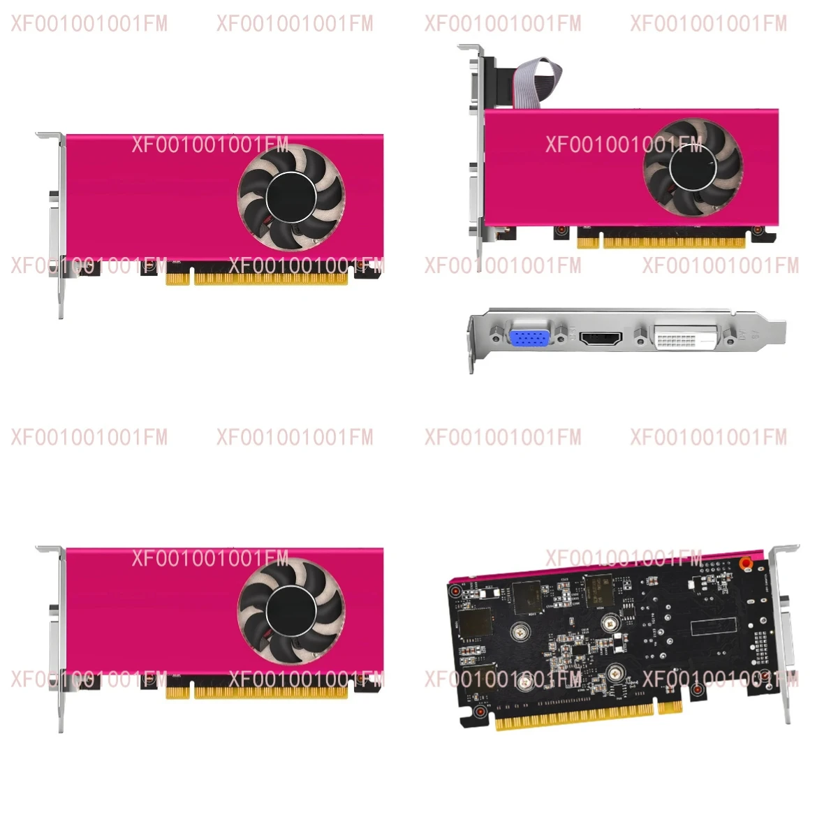 High-Performance DDR5 4G Discrete Graphics Card for Desktop Computers with HD Display Interface