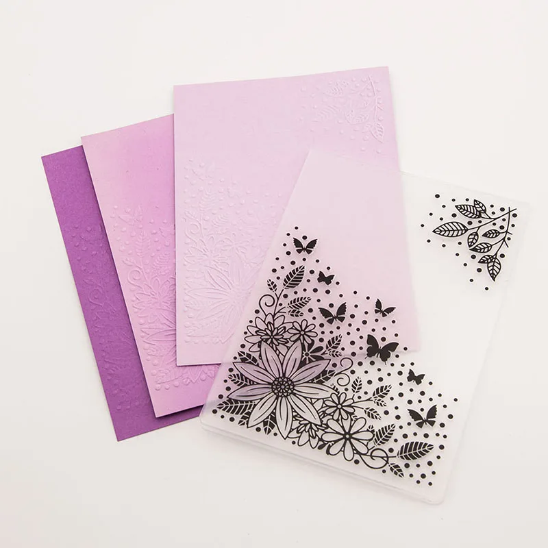 3D Embossing Folders Background Embossing Plastics Folder For DIY Card Making Embosing Scrapbooking Paper Photo Album Decoration