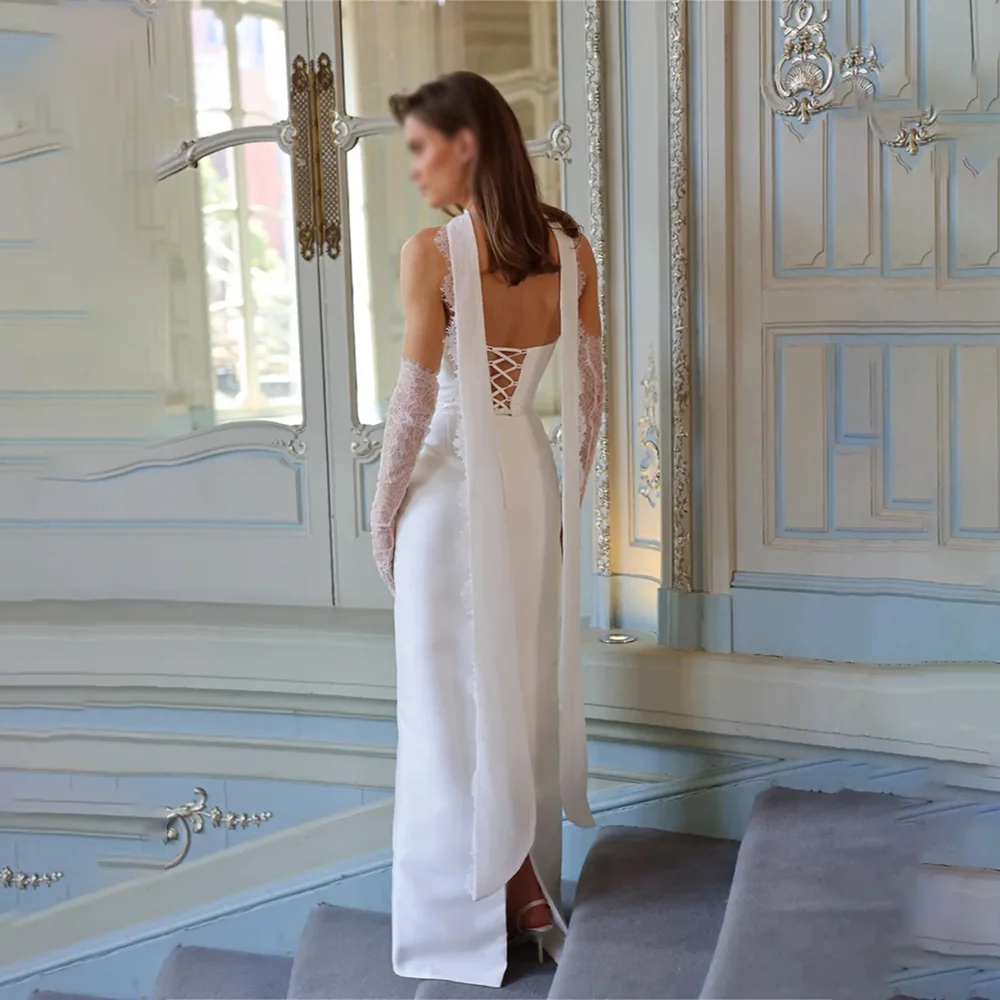 Floral Print Backless Elegante Liebsten Hochzeit Kleid Trompete Bodenlangen Prinzessin Braut Kleid Vestido De Noival Angepasst
