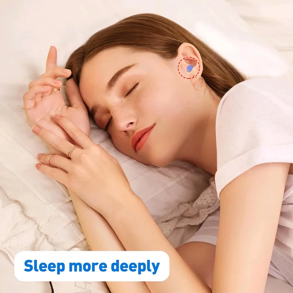 24Pcs Comfortable Earplugs Antinoise Ear Plugs Sleep Noise Reduction Ear Protector for Sleep Soft Foam Earplugs Anti-Noise