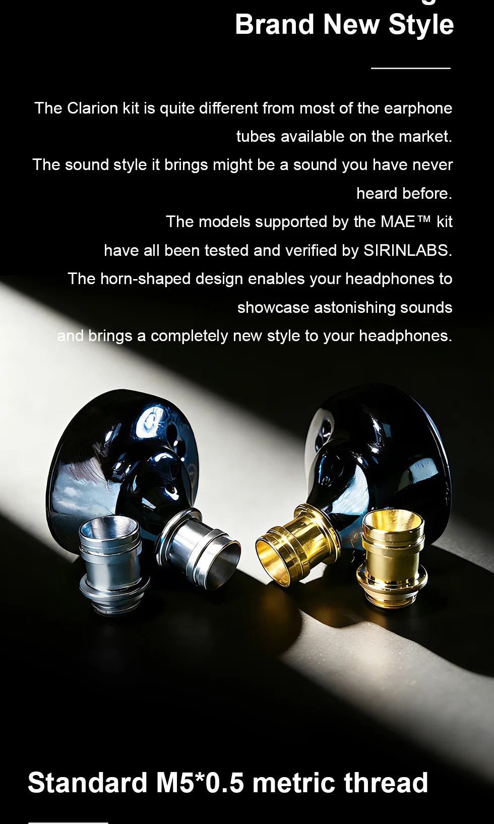 SIRINLABS Clarion Ohrhörer-Aufsätze MAETM Multi-Dimensional Acoustic Expansion Kit für Moondrop SIMGOT – Detail 7