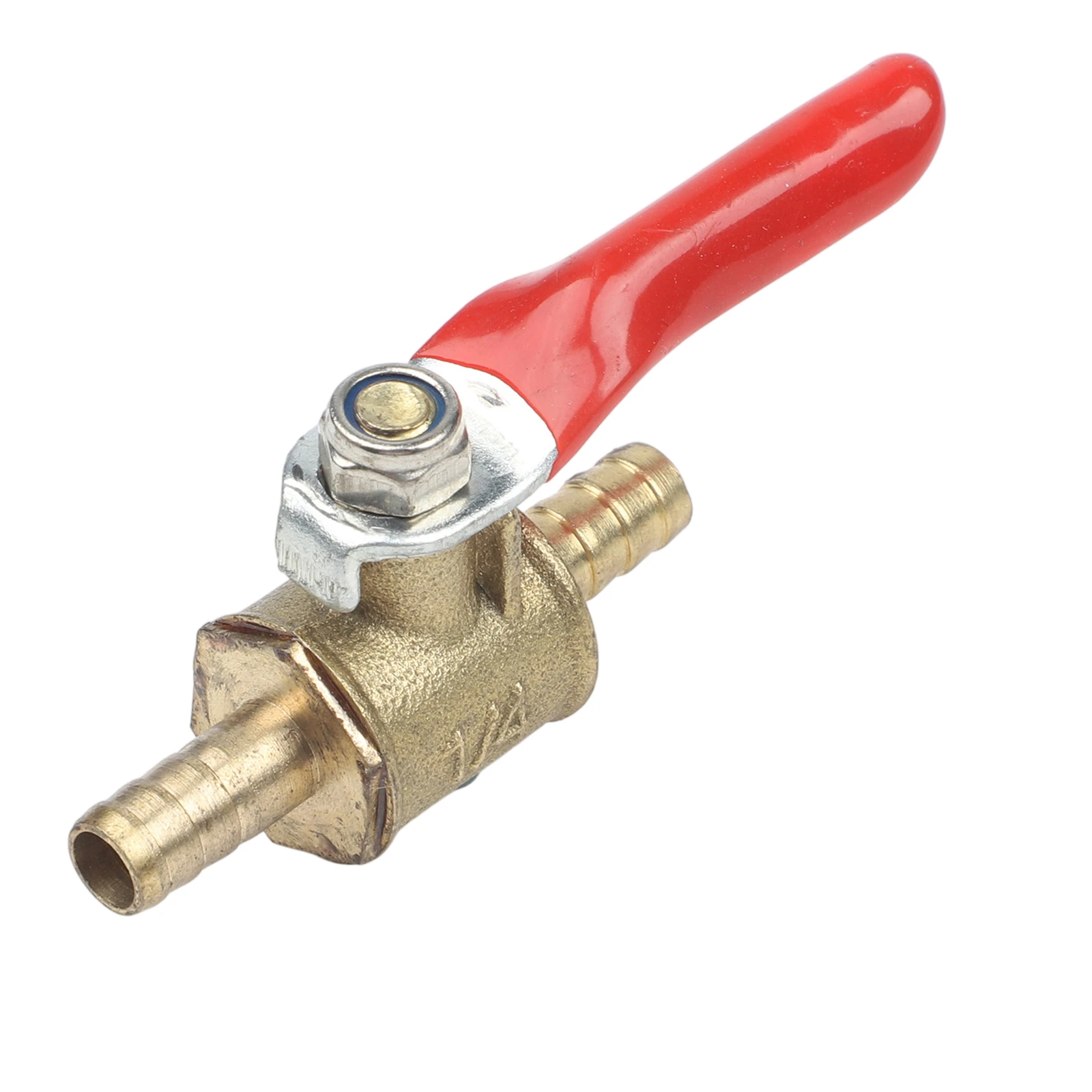 Brass Hose Barb Inline Ball Valve for Water for Air Line Shutoff Suitable for Residential and Commercial Use in 6 8 10 12mm