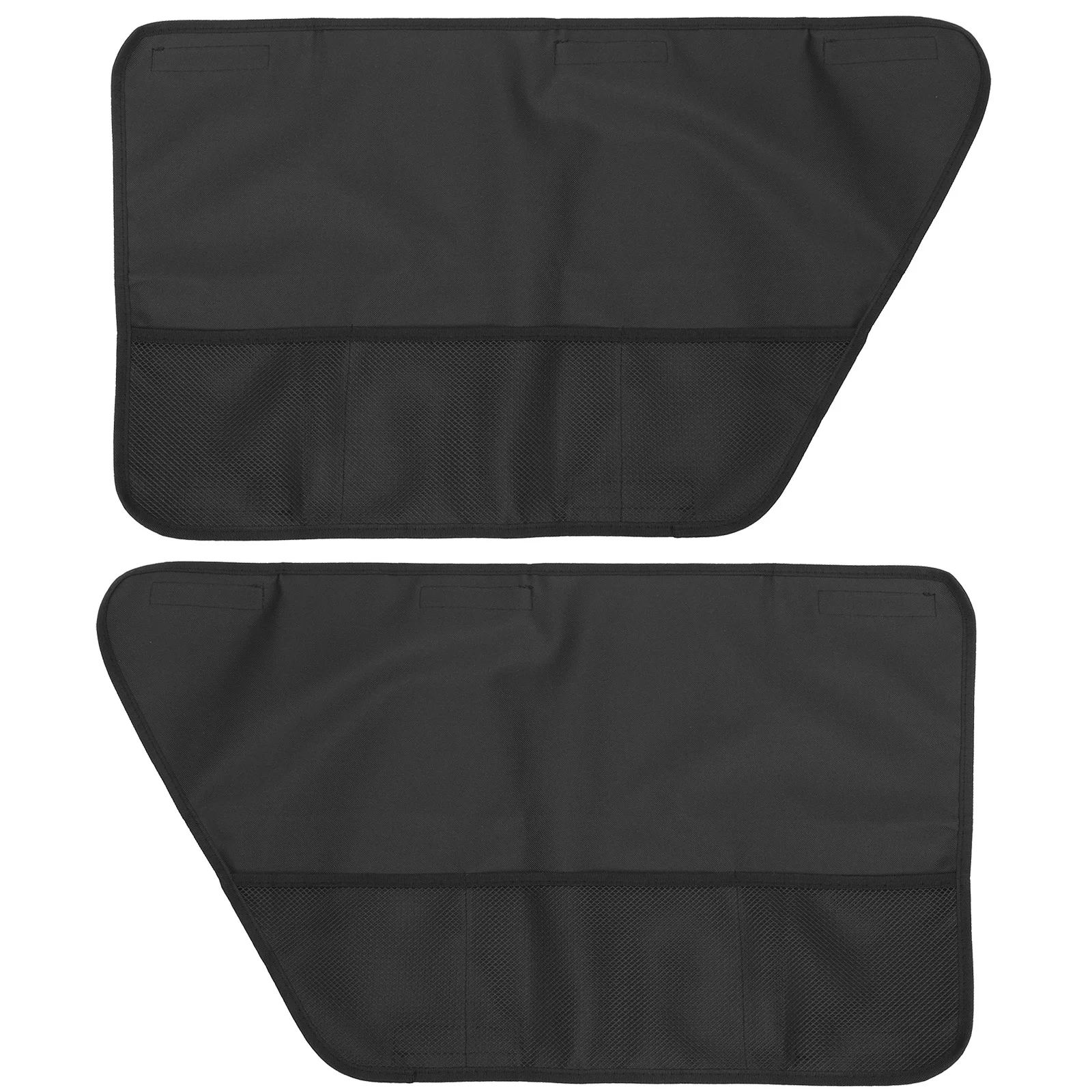 

2pcs Rear Door Scratch Resistant Pet Protector Oxford Fabric Easy Door Cover Car Window Guard Car Accessories Pet