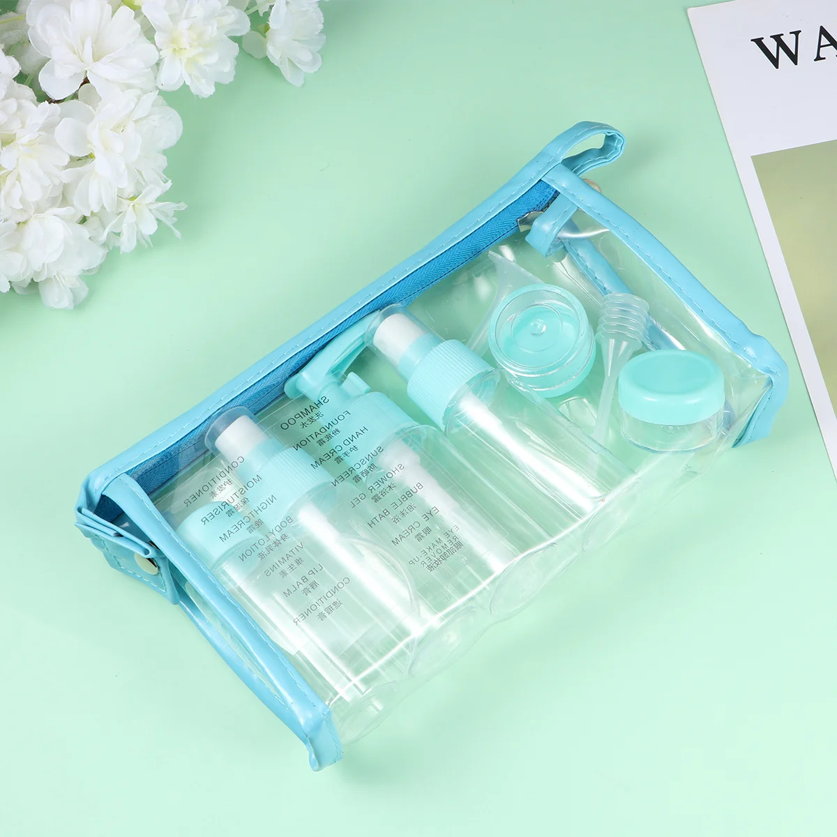 

Travel Transfer Bottle Set 40Ml Lotion Cream Spray Container Refillable Portable Dispenser For Outdoor Empty Liquid