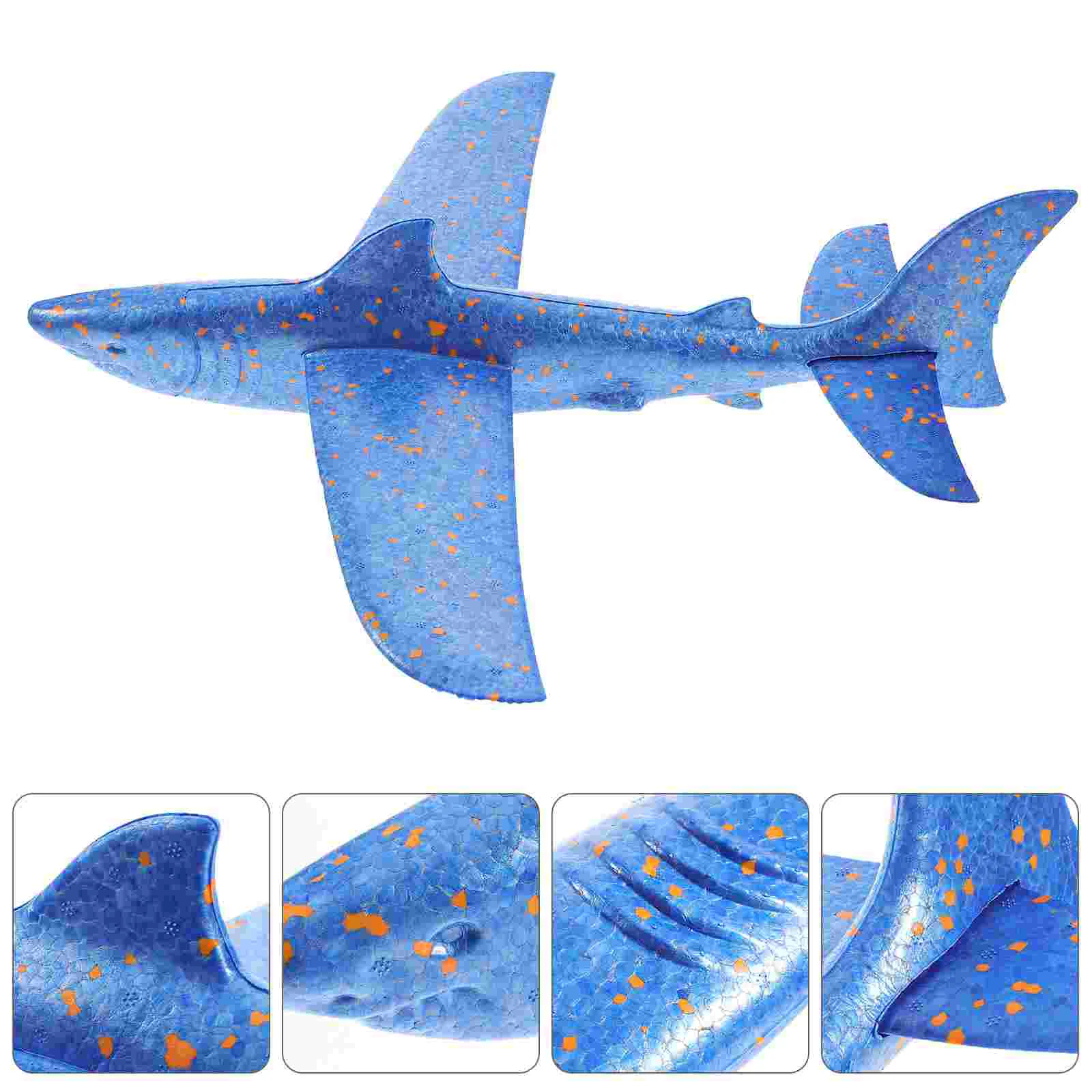 Shark Plane Broken-resistant Toy Airplane Throwing Toys Kids Gift Model Plaything Eva Models Shape