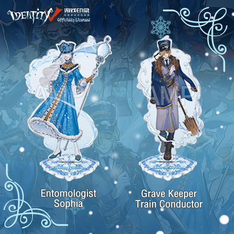 Identity V Frozen Kingdom Cutouts Prisoner Grave Keeper Priestess Game Role Human Figure Standing Sign Collection