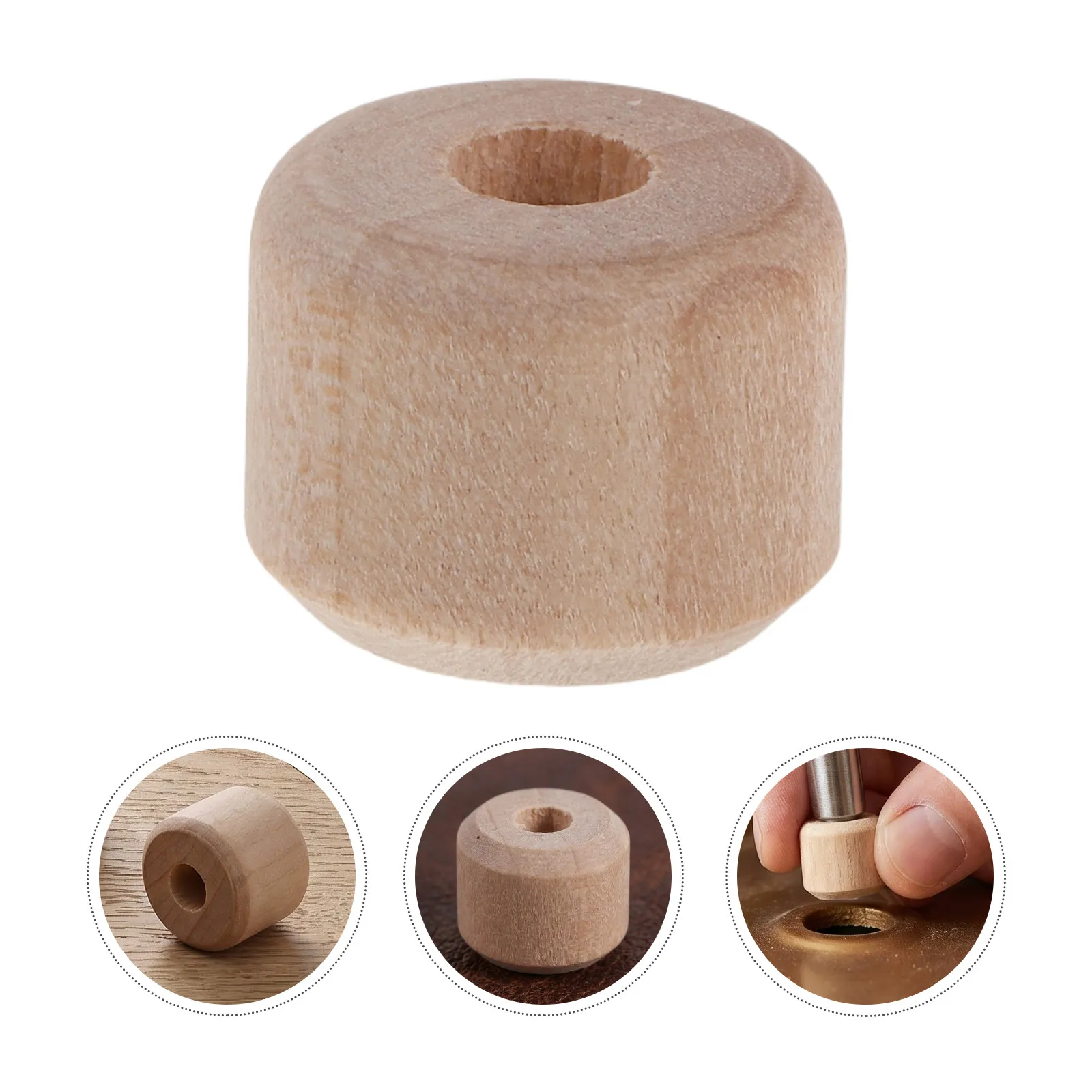1Pack Piano Tuning Pin Bushing 0.43in X 0.31in High-Density Hardwood Washer for Upright Grand Piano Plate Replacement Stable