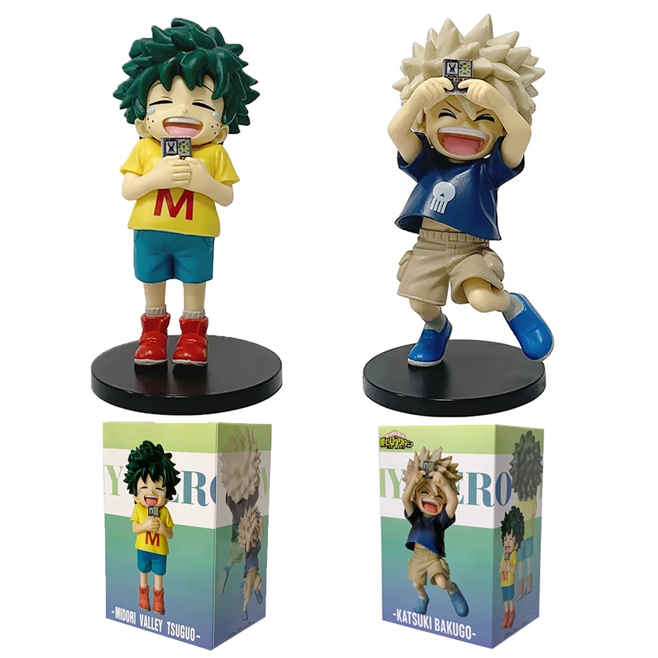 Personaje de Anime de My Hero Academy, infancia explosiva, infancia rica, Green Valley Q, versión bonita, modelo de regalo de PVC hecho a mano