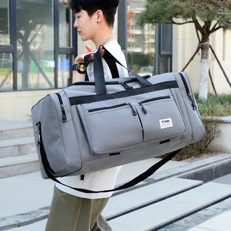 Large Capacity Storage Travel Bag Duffle Organizer Storage Bags Tote Men\'s Casual Outdoor Sports Bag Hand Luggage Bag Handbags