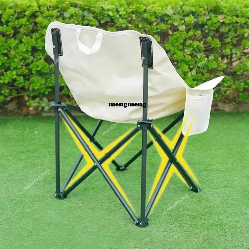 X188 Heavy Duty Camping Chairs Folding Adults Travel Sunbed Chairs Beach Fishing Backrest Silla Playa Plegables Outdoor Furnitur