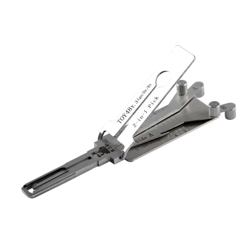 TOY48 LISHI 2-in-1 für Toyota Camry Lexus Neuer Subaru Autotür-Öffnungswerkzeug Lishi Schlossöffnungswerkzeug für Schlüsseldienste – Detail 4