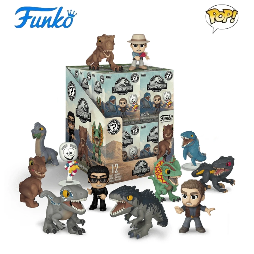 

Jurassic Park Mystery Minis Figures Blind box Funko Pop Jurassic World:Rebirth Figure Collectible Limited Edition Toy Gift