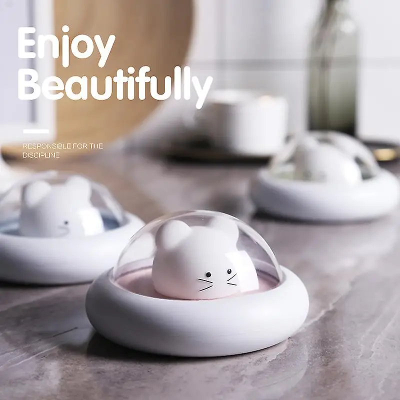 Space Mouse Tap Night Light Creative Gift Led Fashion Cute Smart Home Bedside Baby Charging Table USB Rechargeable Bed Sleeping