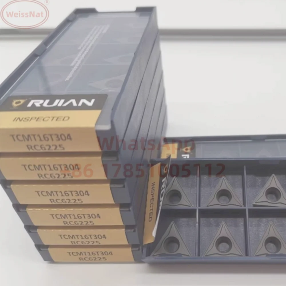 RUIAN TCMT090204 TCMT110204 TCMT16T304 RC6225 inserto in metallo duro inserti TCMT