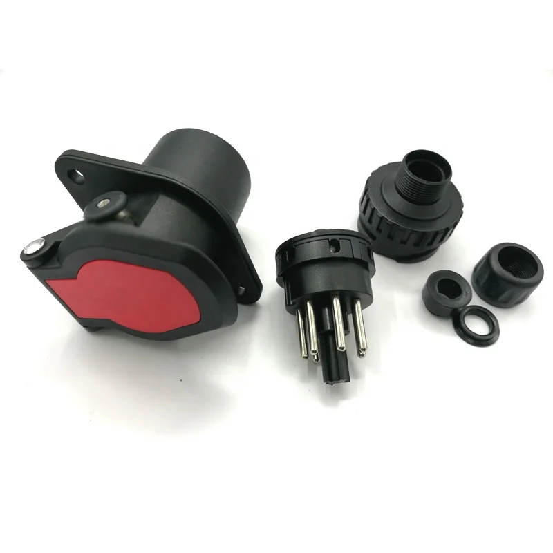 Punch Pin   24V 7-Pin EBS Trailer Plug Adapter for Trailer Light