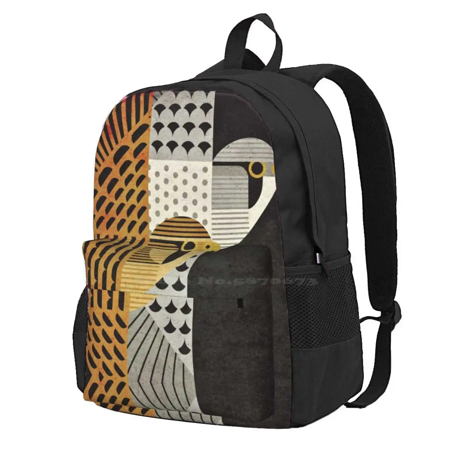 Eurasian Kestrels Hot Sale Schoolbag Backpack Fashion Bags Scottpartridgeart Partridge Graphic Design Digital Illustration