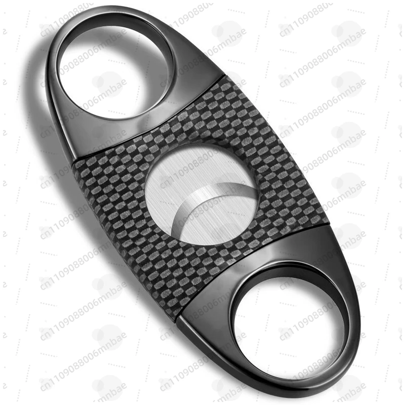 シガーカッター-便利で鋭いステンレス製ダブルブレードカッター-旅行用ポータブルシガー