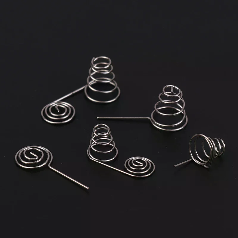 5PCS battery negative and positive coil spring contact plate DIY accessories AAA battery NIckel wire spring AA