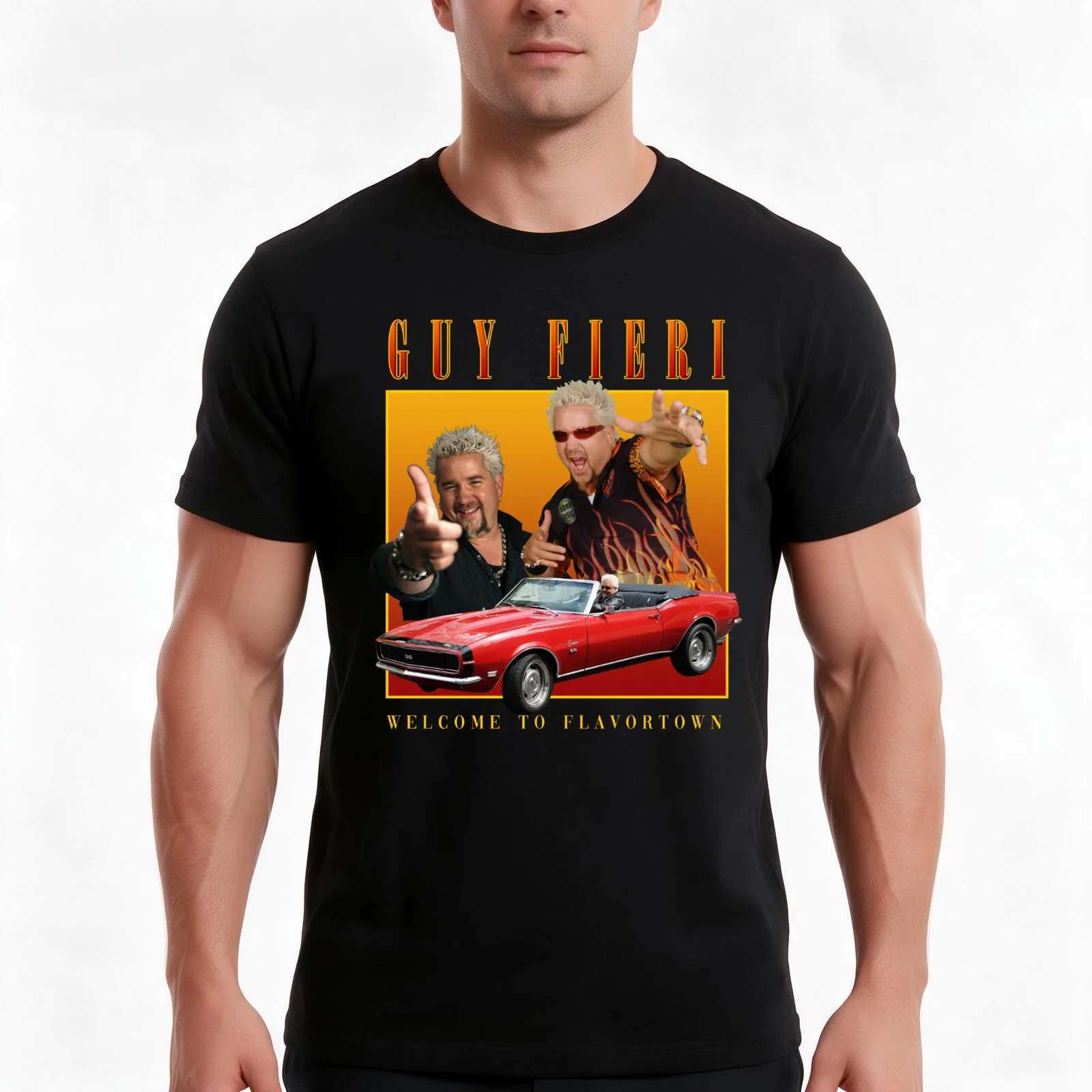 guy fieri homage Men T Shirt t shirts for man slim fit