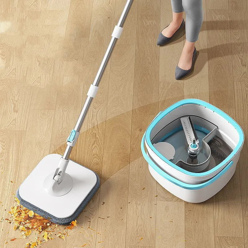 Household Rotating Mops And Buckets Living room Flat Plate Mops Automatic Water Separation Floor Cleaners Clean Stains