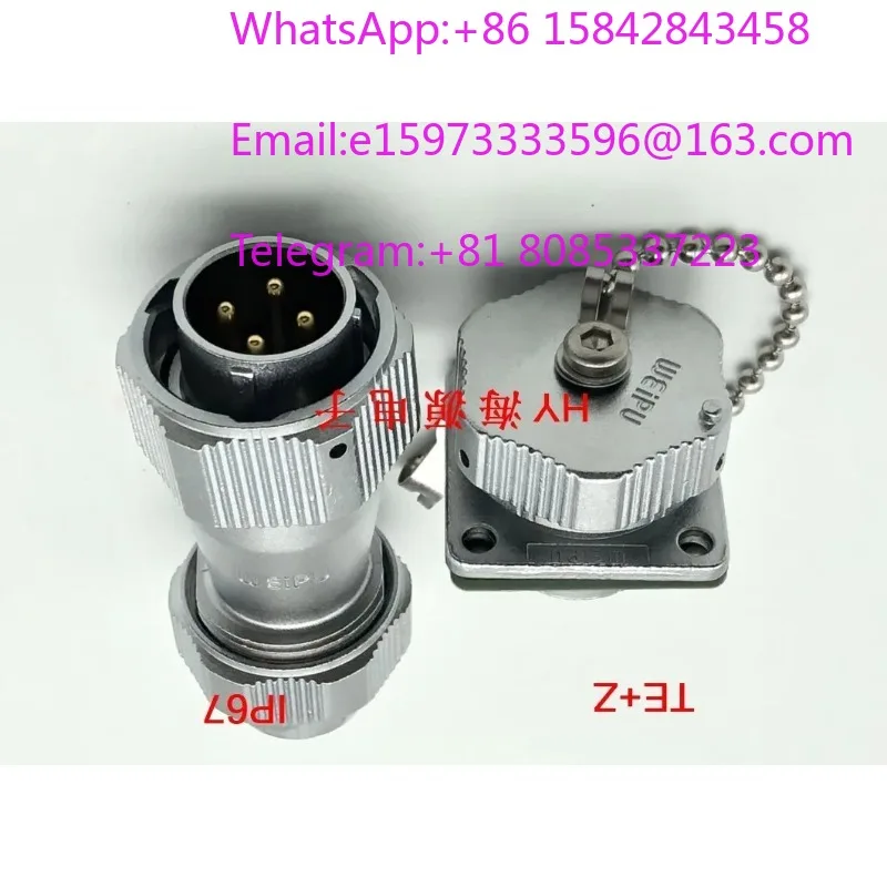 IP67 Waterproof WY20-2 Aviation Plug 3/4/5/6/7/9/12 Pin TE Z Type Industrial Cable Connector