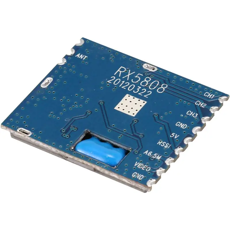 Excellent-2Pcs FPV 5.8G Wireless Mini Audio Video Receiver Module RX5808 For FPV System RC Helicopter