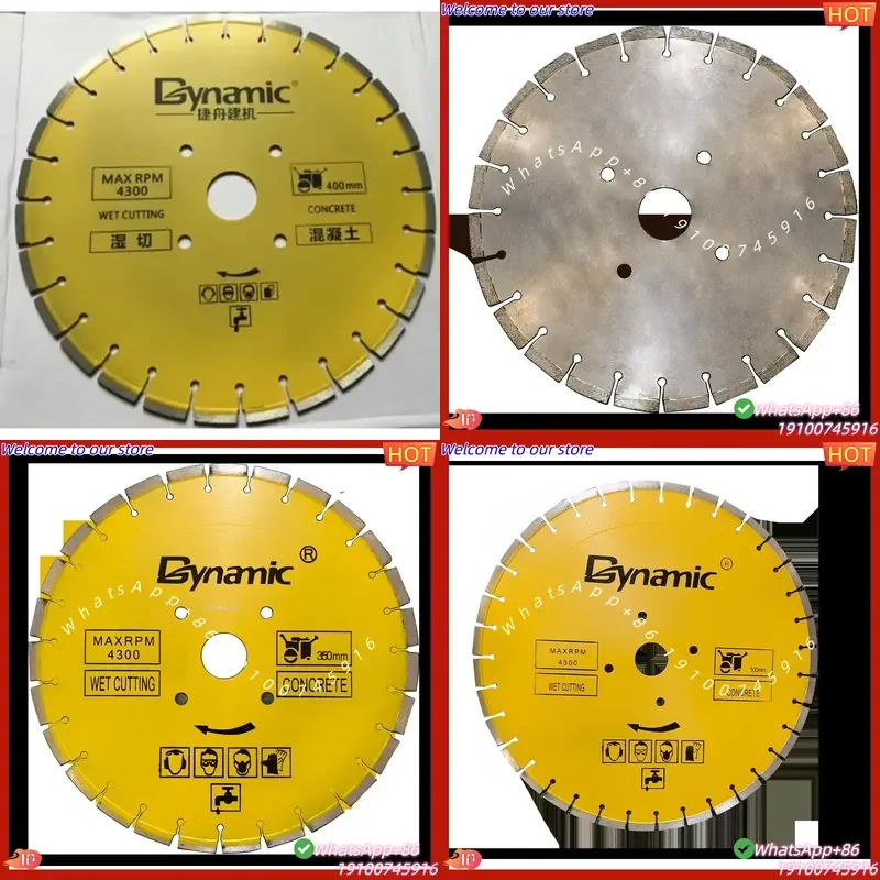 CE Certificate Grade 350 mm Welded Diamond Saw Blade 300-400 Concrete Marble Asphalt Wet Dry Cutting for