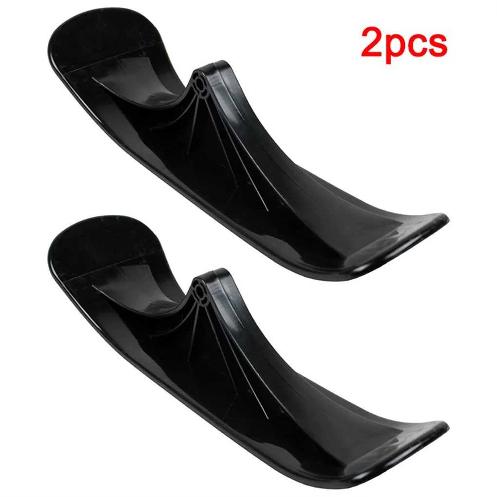 2pcs Snow Scooter Sleds Ski Skateboard Replacement Universal Cycling Skiing Accessories Two-In-One Outdoor Sledge Accessory