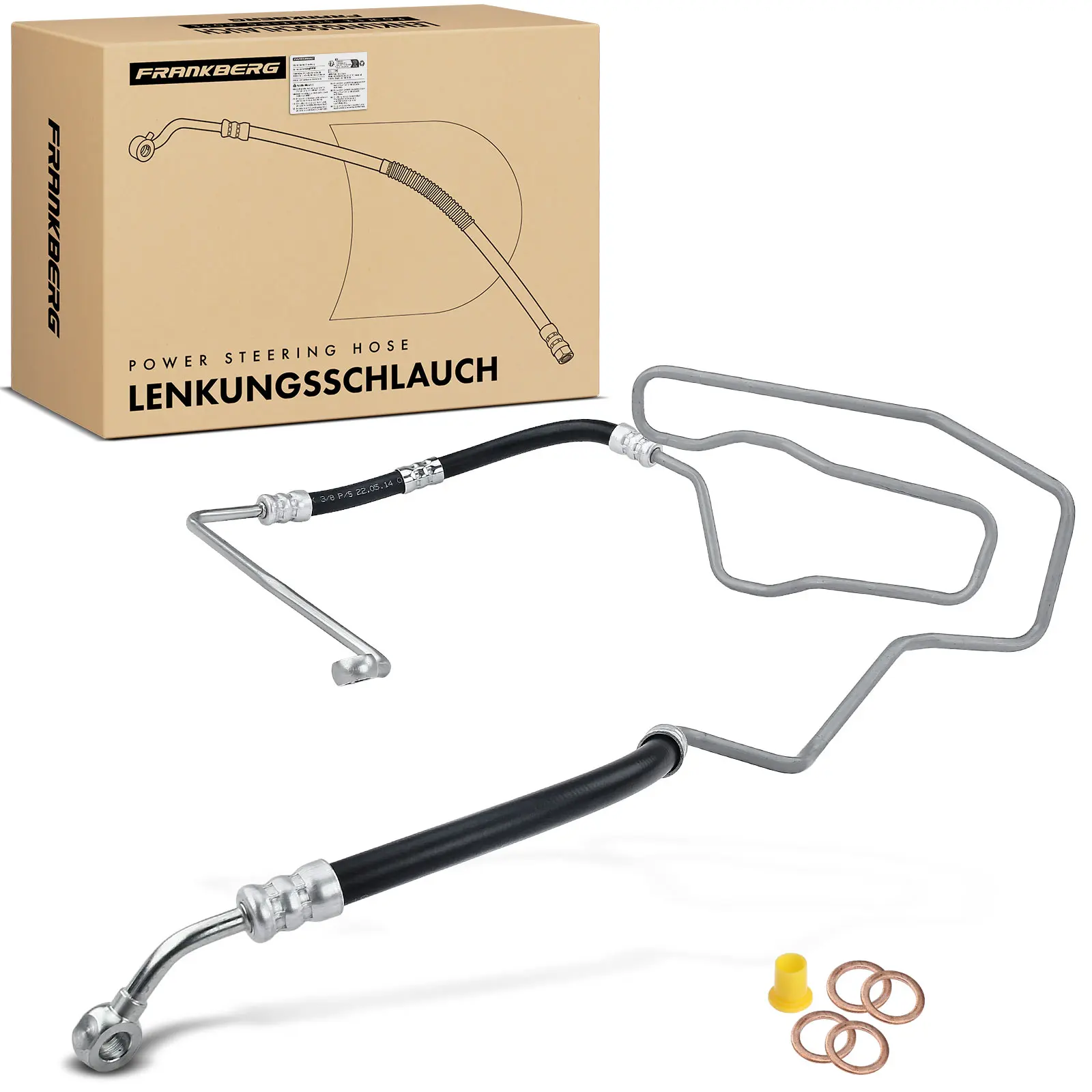 Frankberg 1x tuyau de direction assistée pour VW Golf IV Bora 1J Audi A3 8L Skoda Octavia I 1U 1.9L 1J0422893DB 3402200