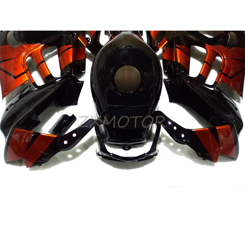 CBR 600 F3 Black Brown Motorcycle fairings For Honda CBR600 F3 1997 1998 cbr 600 f3 97 98 Free Custom Plastic Fairing Kit XZ76