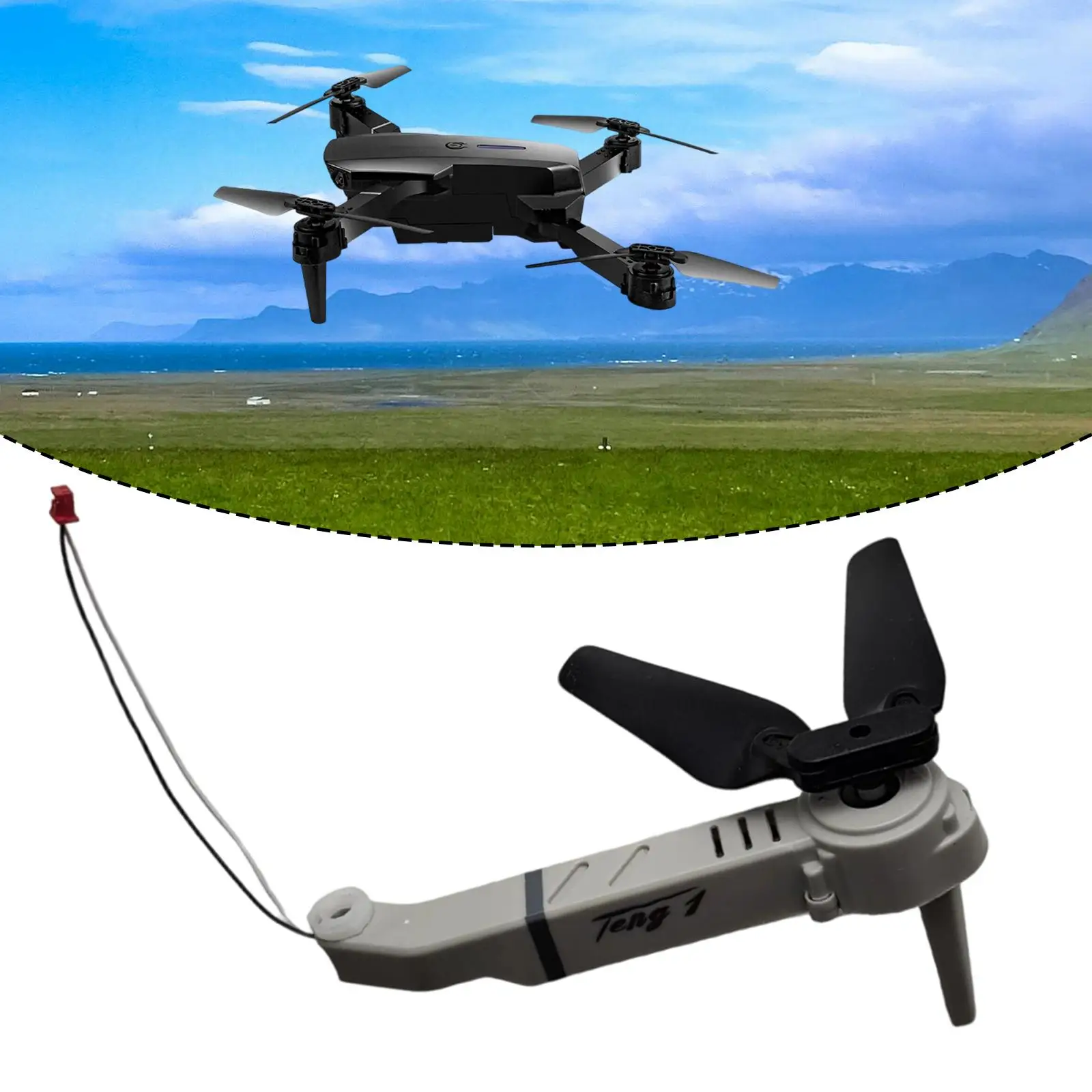 RC Drone Motor Arm Replacement Folding Propeller Drone Quadcopter Parts for E88 E88pro E