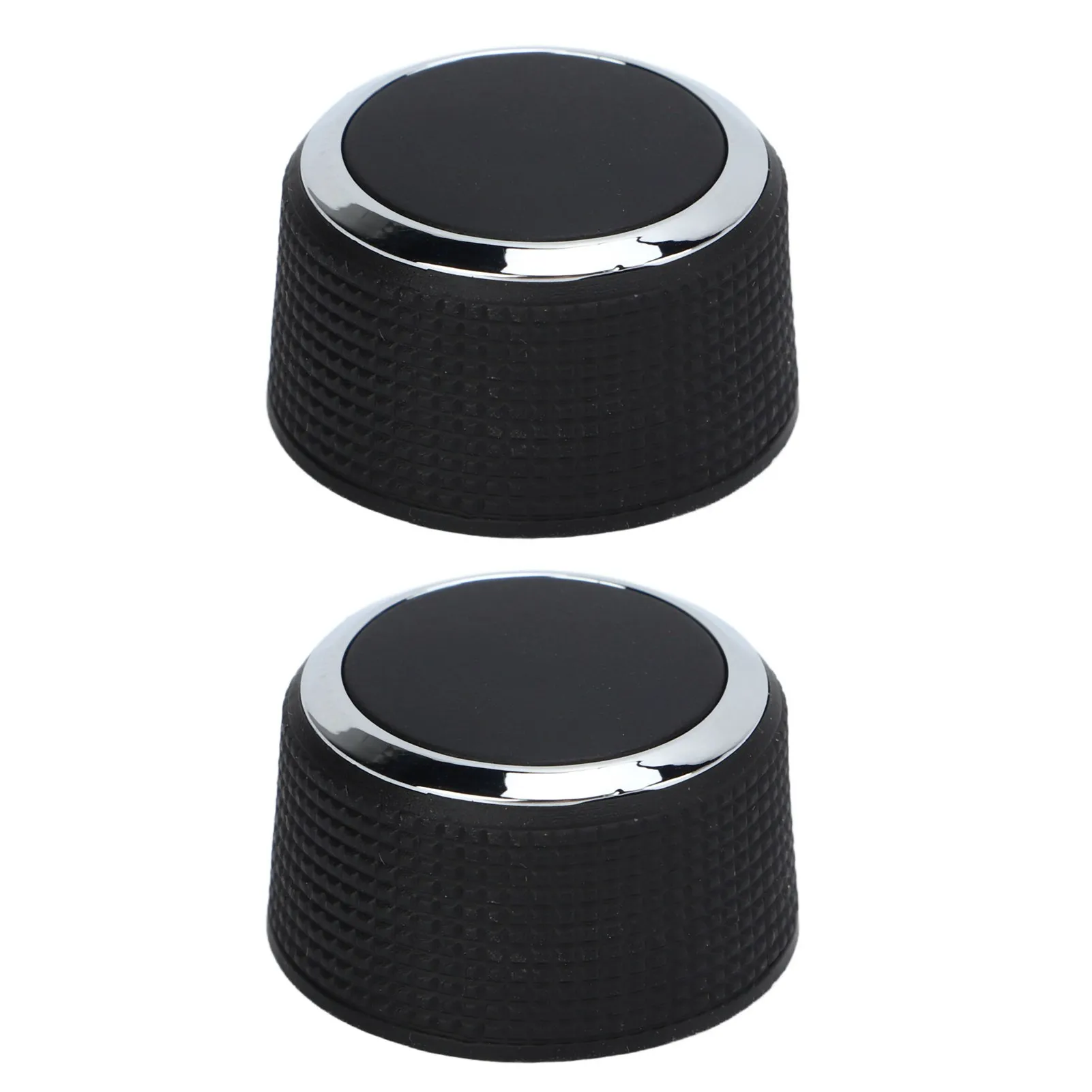 2Pcs Car Audio Radio Volume Control Knob 22912547 Dial Tuner Volume Rotary Knob Button Switch Cap For Suburban 2009-2013