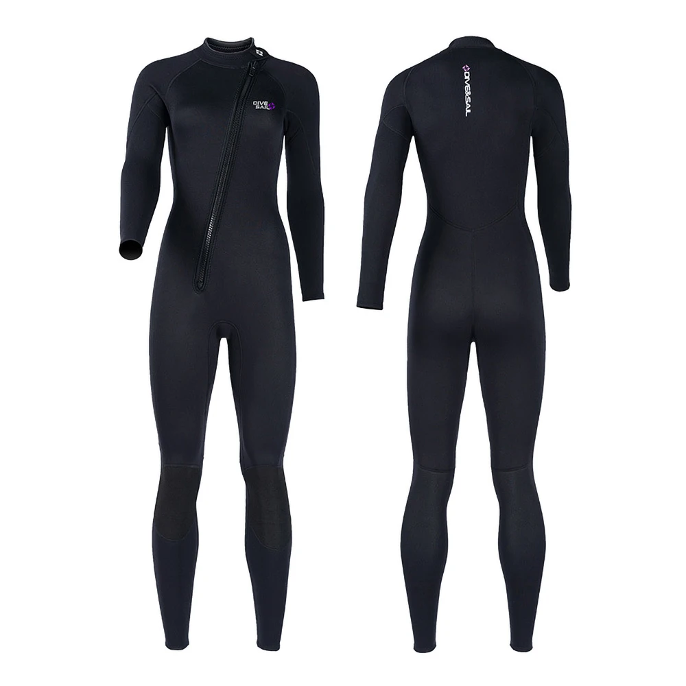 Women Men's Long Wetsuit 1.5mm Neoprene Material Warm Diving Suits Outdoor Swimming Kayaking Surfing Drifting Wet suit XS-3XL