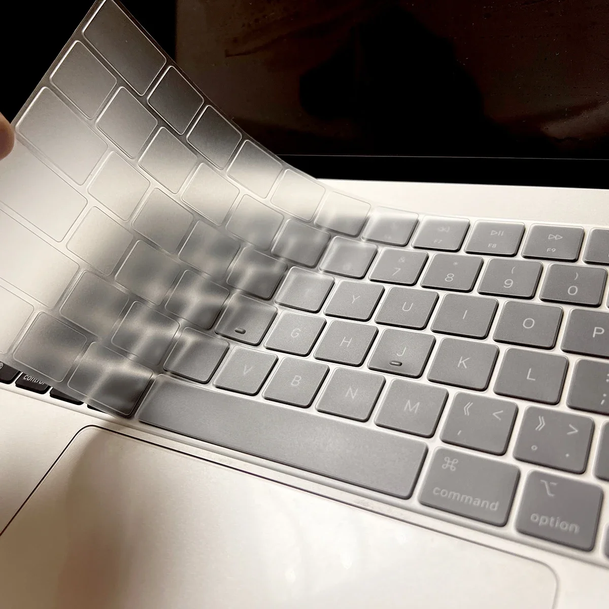 TPU Ultra Thin Keyboard Cover Protector, Compatible with 2025 2024 2023 2022 2021 M4/M3/M2/M1 For MacBook Pro Air 13/15 Clear