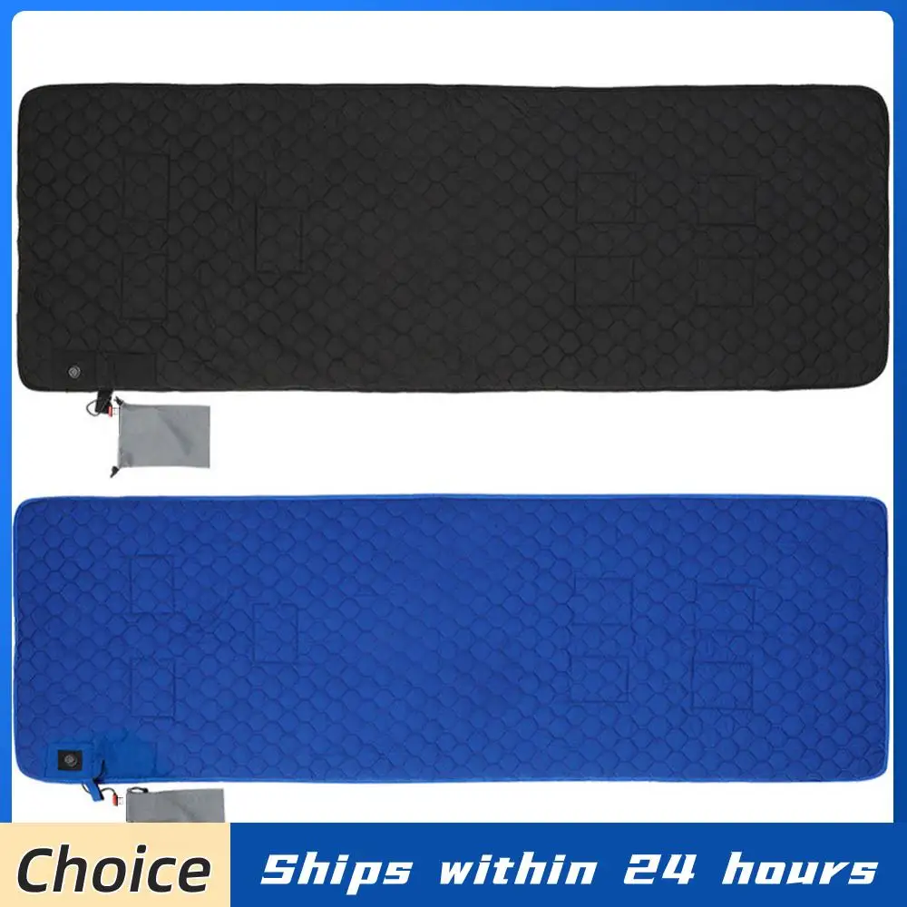 

Нагревательный коврик с 7 зонами нагрева, 38–65 см ℃ Теплый коврик с 3 режимами нагрева, питание от USB, для кемпинга и походов на природе