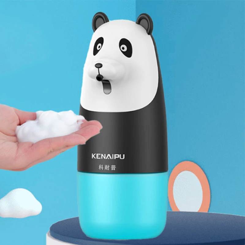 Automatic Foam Soap Dispenser Cartoon Induction Liquid Hand Washer Machine USB Charge Intelligent Washing for Kitchen