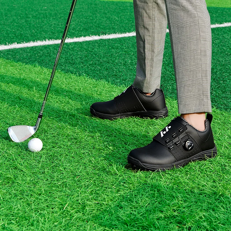 Nowe męskie buty golfowe, biznesowe buty sportowe na świeżym powietrzu, profesjonalne buty treningowe